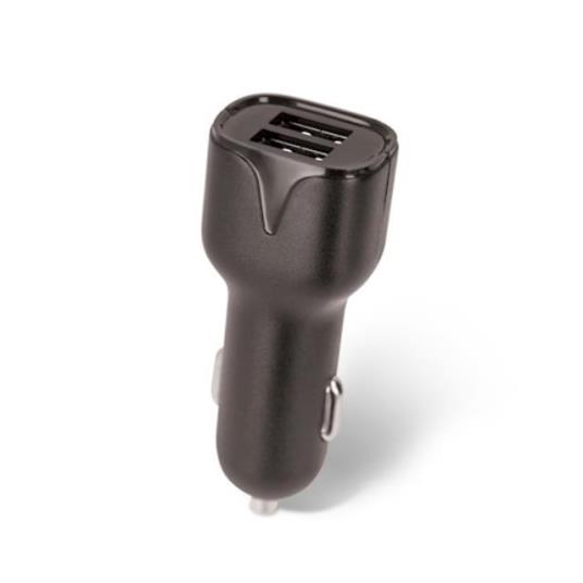 Maxlife auto punjač, brzi,  MXCC-01, 2xUSB, 2.4A + (USB - Lightning)) kabl