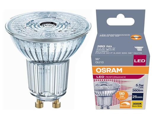 OSRAM Led sijalica GU10 5.5W 3000K dimabilna