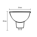 Prosto LED sijalica, MR16, 230V, 2,8W, 3000K