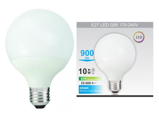 Mitea LED sijalica, G95 10W E27 6500K