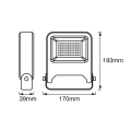 Ledvance LED reflektor 30W, 4000K, SMD crni