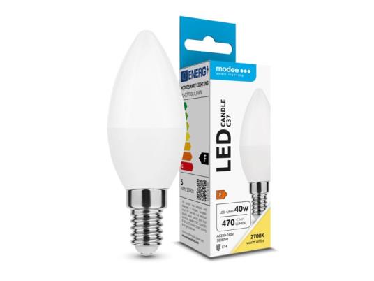 Modee Lighting LED sijalica sveća C37 4,9W E14 2700K (470 lumena)