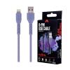 Maxlife kabl USB - Lightning 1,0m 3A MXUC-04, ljubičasti