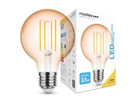 Modee Lighting LED sijalica filament Amber Globe G80 4W E27 320° 1800K (360 lumen)