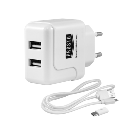 Prosto univerzalni punjač, 2 x USB 2.1A + USB kabl