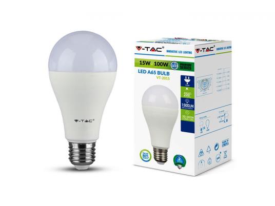 V-tac Led sija. 15W, E27,A65 3000K