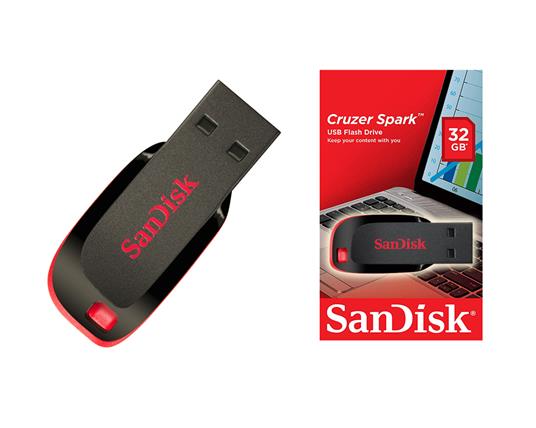 SanDisk USB Flash Drive 2.0 32GB cruzer blade