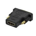 Adapter utikač HDMI(F19) - DVI-D(M18+1), Gold